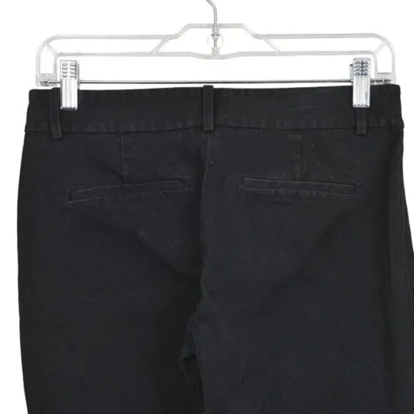 Aritzia Babaton Black Bi Stretch Ellis Low Rise Slim Leg  Ankle Size 4 - Picture 4 of 10